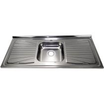 Pia de Cozinha Inox Cuba Central com Furo para Torneira 120 x 52cm - FABPIA01040102 - FABRINOX