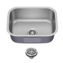 Pia de cozinha Kraus KBU12 em aço inoxidável de 23 polegadas Undermount Pia de cozinha Kraus KBU12 em aço inoxidável de 23 polegadas Undermount
