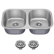 Pia de cozinha Kraus Premier de 32 polegadas em aço inoxidável Undermount Pia de cozinha Kraus Premier de 32 polegadas em aço inoxidável Undermount