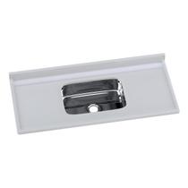 Pia de Cozinha Mármore Sintético 120x55cm com Cuba Aço Inox Multimóveis CR20472 Pia de Cozinha Mármore Sintético 120x55cm com Cuba Aço Inox Multimóveis CR20472