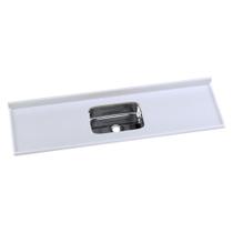Pia De Cozinha Mármore Sintético 180x55cm Com Cuba Aço Inox Multimóveis CR20476 Gelo