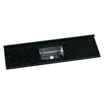 Pia De Cozinha Mármore Sintético 180x55cm Com Cuba Aço Inox Multimóveis CR20476 Preto
