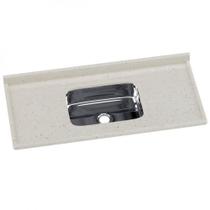 Pia de Cozinha Roralit Mármore Sintético 120cm com Cuba em Inox 622 A.j. Rorato Pia de Cozinha Roralit Mármore Sintético 120cm com Cuba em Inox 622 A.j. Rorato