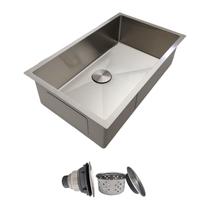 Pia de cozinha Undermount Delironexu 18 Gauge em aço inoxidável