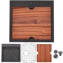 Pia de cozinha VALISY Black Stainless Steel 53x50cm Drop In