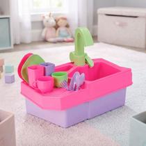 Pia Infantil Sai Água de Verdade Com Acessórios Mamy Cook Pia Infantil Sai Água de Verdade Com Acessórios Mamy Cook