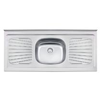Pia Inox 120cm com Escorredor 93041/557 - Tramontina Pia Inox 120cm com Escorredor 93041/557 - Tramontina