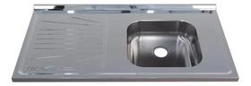 Pia Inox Fabrinox PSD1000D 100x52cm, cuba direita