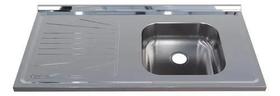 Pia Inox Fabrinox PSD1000D 100x52cm, cuba direita
