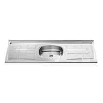 Pia Inox Ghelplus 160x53 Com Válvula