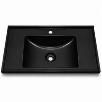 Pia Lavatório Para Banheiro Lavabo Retangular 60cm De Plástico Resistente Moderno Pia Lavatório Para Banheiro Lavabo Retangular 60cm De Plástico Resistente Moderno
