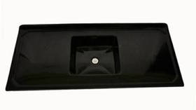 Pia marmorite preto 1.20m