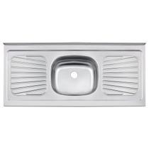 PIA TRAMONTINA AÇO INOX 120x52 1CC STANDARD