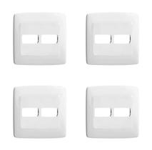 PIAL FORTBELLA PLACA 4 x 4 PARA 2 MODULOS SEPARADOS FBP42 - KIT C/4