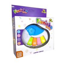 Pianinho Baby 4 Teclas Com Luzes e Sons Musical Teclado