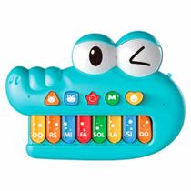 Pianinho Infantil Musical - Crocodilo - Braskit