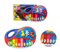 Pianinho Teclado Musical Infantil Som Luz Fazendinha Animais Pianinho Teclado Musical Infantil Som Luz Fazendinha Animais