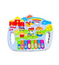 Piano Bebê Teclado Animais Brinquedo Infantil Som Musical