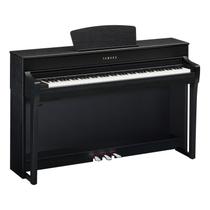 Piano Clavinova Yamaha CLP735 PE Preto CLP-735 Piano Clavinova Yamaha CLP735 PE Preto CLP-735
