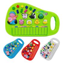 Piano de Brinquedo Infantil Animais da Fazenda Teclado Bebê