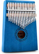 Piano de polegar Kalimba YUNDIE 17 teclas Mbira Finger Piano azul