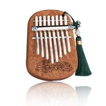 Piano de polegar PARDUS Mini Kalimba 8 teclas em madeira de mogno