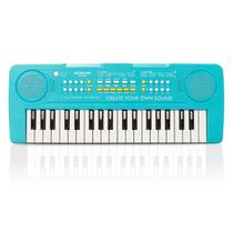 Piano de teclado BIGFUN Kid 37 teclas, brinquedo musical para crianças, azul