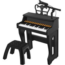 Piano de Teclado Dollox para Crianças - 37 Teclas, com Banco e Microfone