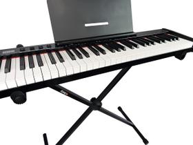 Piano Digital 61 Teclas Midi Konix- Ph61-s Bat Rec+ Suporte Pedestal - Bivolt Piano Digital 61 Teclas Midi Konix- Ph61-s Bat Rec+ Suporte Pedestal - Bivolt
