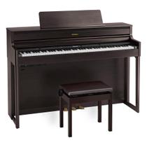 Piano Digital 88 Teclas Roland HP704-DR Dark Rosewood