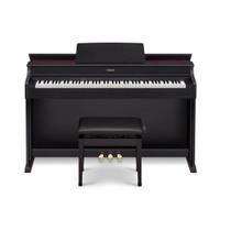 Piano Digital Casio Celviano AP-470 Preto 88 Teclas + Estante + Banqueta + Pedal Triplo + Fonte + Suporte de Partituras