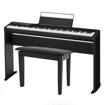 Piano Digital Casio Privia PX-S1100 Preto + Estante CS68 + Banqueta