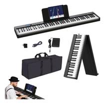 Piano Digital De 88 Teclas Semipesadas Vedo Com Suporte E Pedais Piano Digital De 88 Teclas Semipesadas Vedo Com Suporte E Pedais