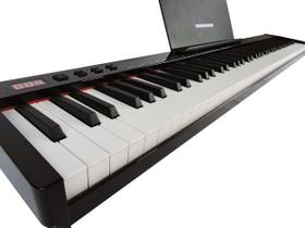 Piano Digital Eletrônico 88 Teclas Arranjador Konix PH88S MIDI com Bateria Recarregável Piano Digital Eletrônico 88 Teclas Arranjador Konix PH88S MIDI com Bateria Recarregável
