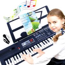 Piano Digital SEMART 61 Teclas com Microfone
