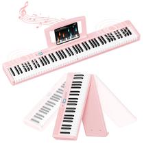 Piano digital TERENCE V30, 88 teclas, teclado pesado, rosa