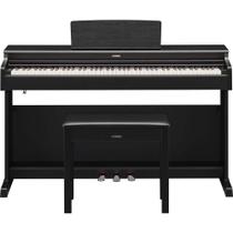 Piano Digital Yamaha YDP165B Preto com Estante e Banco