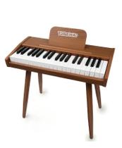 Piano Elétrico Infantil 37 Teclas Madeira