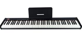 Piano Eletrônico 88 Teclas Arranjador Konix - PH88-S MIDI com Bateria Recarregável