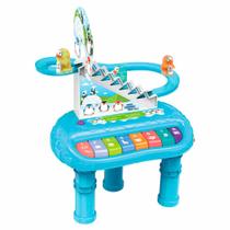 Piano Infantil - 2 em 1 - Pinguim Feliz - DM Toys Piano Infantil - 2 em 1 - Pinguim Feliz - DM Toys