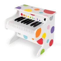 Piano Infantil De Madeira Meu Primeiro Pianinho Confetti Brinquedo Musical Didático