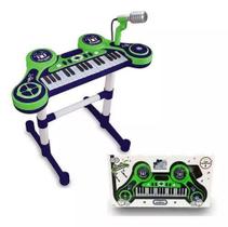 Piano Infantil Eletrônico Primeiro Grande Show Verde Unik - Unik Toys