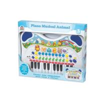 Piano Musical Animal Azul 6407 - Braskit