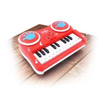 Piano musical infantil com pezinho som estilo profissional teclado musical para crianças