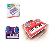 Piano musical infantil estilo profissional brinquedo educacional bebe teclado com pezinho