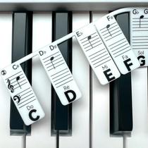 Piano Note Strips BEATBIT com solfege para piano de teclas 61/54/49
