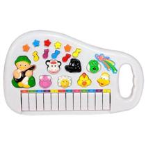 Piano Teclado Animal Brinquedo Infantil Sons Fazenda Sitio