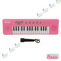 Piano Teclado Eletrônico Musical 32 Teclas Infantil Com Microfone Alta Qualidade