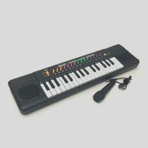 Piano Teclado Infantil Brinquedo Crianca Microfone Cantar Karaoke - TOYS