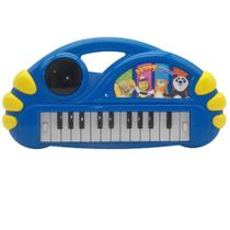 Piano Teclado Infantil Little Pianist Músicas Variadas Azul Escuro - 99 EXPRESS